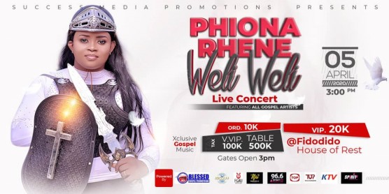 Phiona Rhene In Weli Weli Live Concert